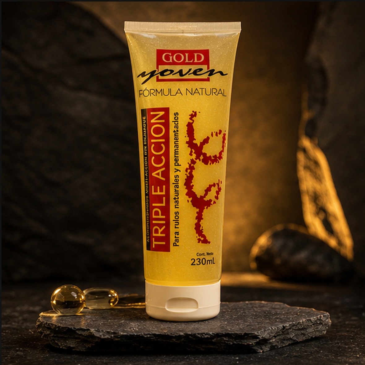 Gold Joven Triple Acción para Rulos