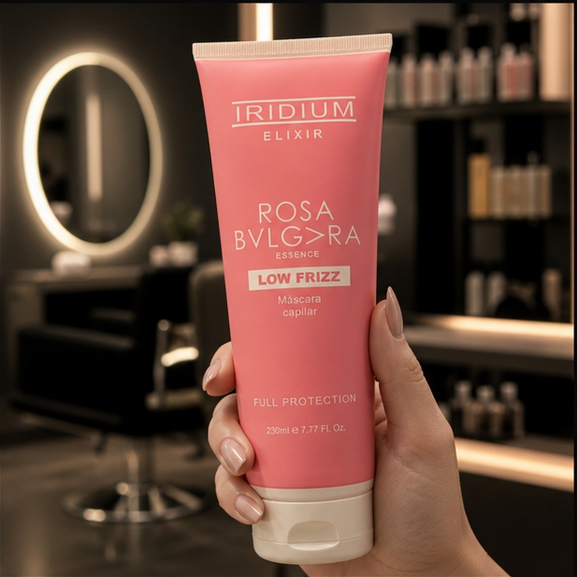 Máscara Capilar Rosa Búlgara Low Frizz