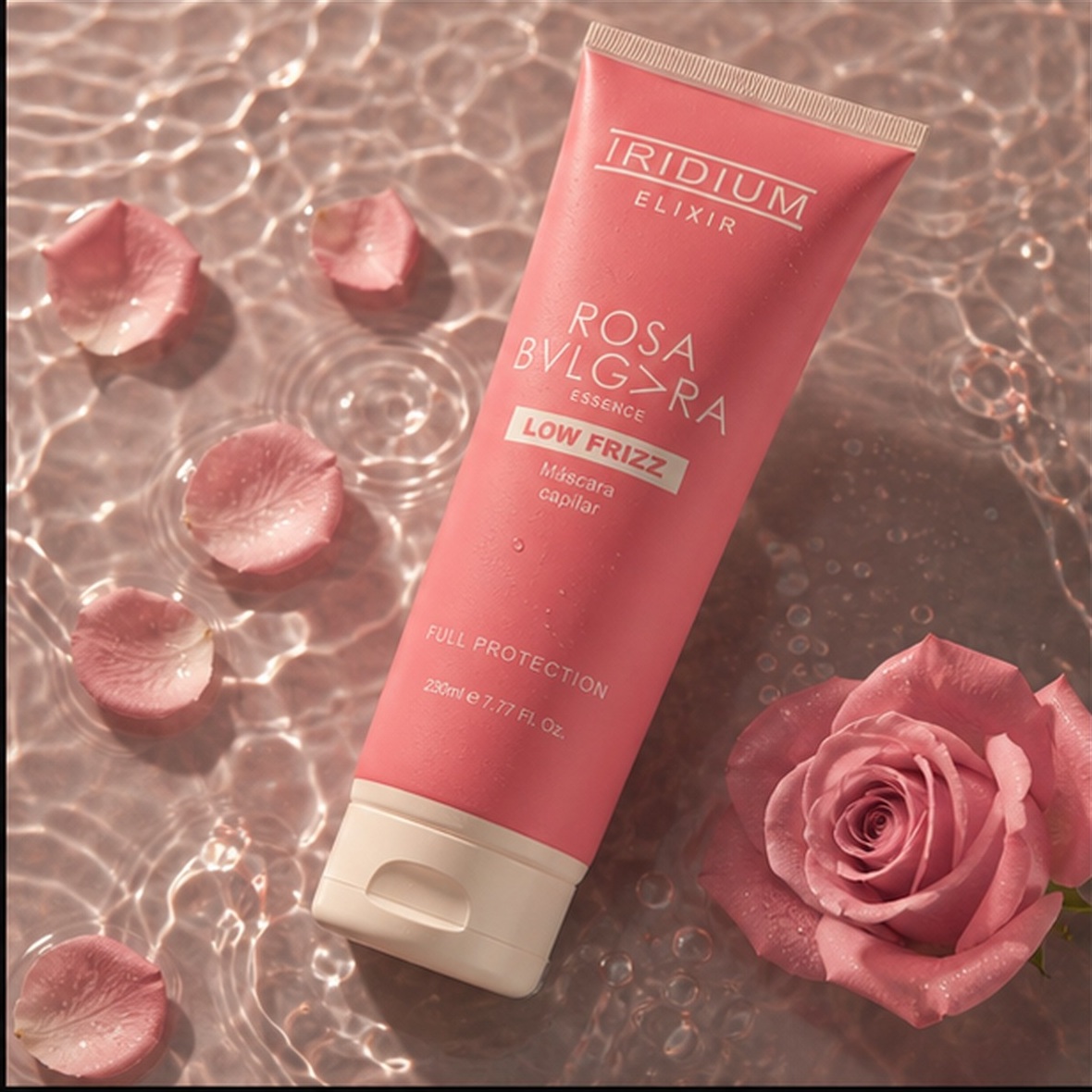 Máscara Capilar Rosa Búlgara Low Frizz