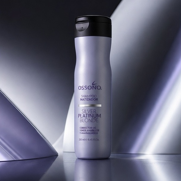 Ossono Shampoo Matizador Silver Platinum Blonde